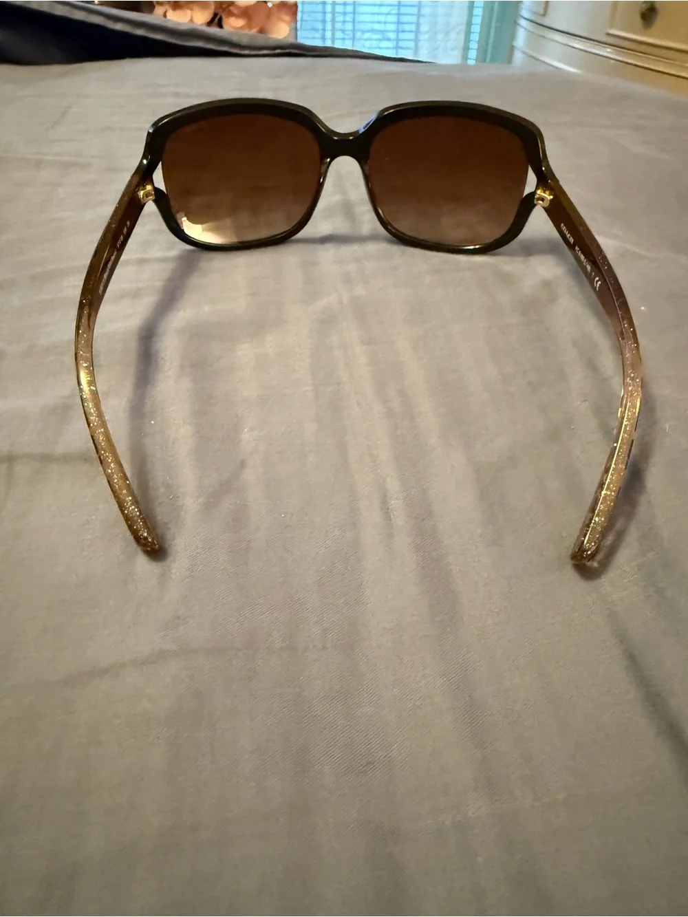 Coach Women's Tortoiseshell Sunglasses with Brown Lenses